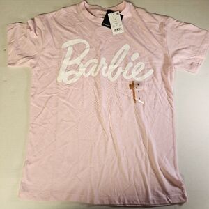 Grayson Thread Barbie Pink Short Sleeve Tee with White‎ Logo Small